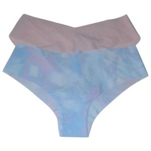 Victorias Secret No Show Panties Lot 2 Size L New